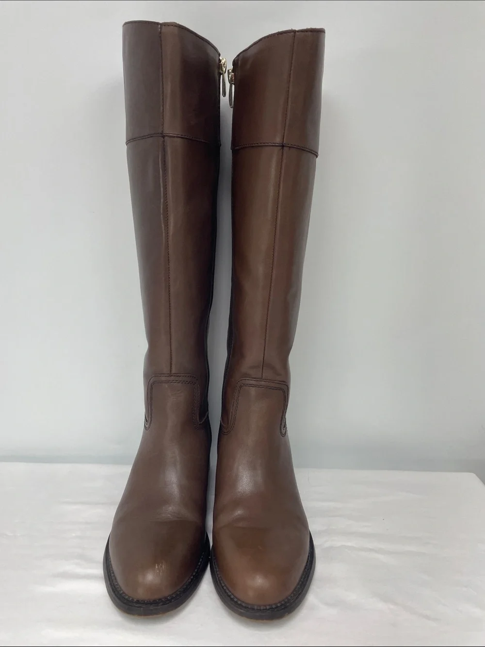 Franco Sarto Brown Over-the-Knee Boots, Size 8.5